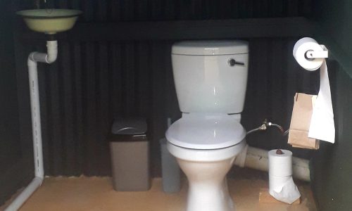 Toilet with Basin